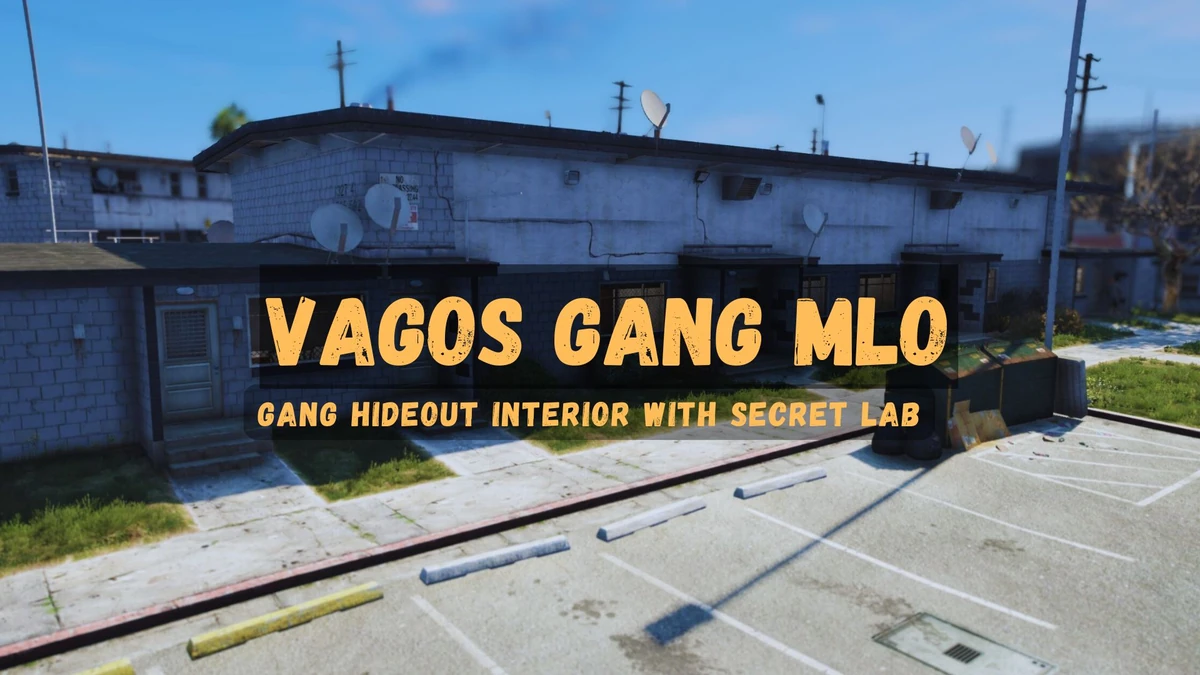 Vagos Gang MLO FiveM | Gang Hideout Interior with Secret Lab